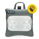Heated Shiatsu Neck and Back Massage Pillow LITE, Grey