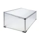Aluminum Frame Polycarbonate Greenhouse, 100x60x40/30 cm