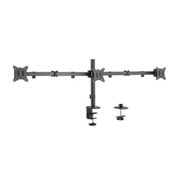 Triple Monitor Desk Mount 17-27 Inch 7kg VESA