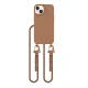 Tech-Protect MagNecklace MagSafe Case for iPhone 13, Brown