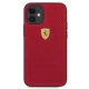 Ferrari iPhone 12 mini Case On Track Perforated, Red