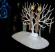 jewelry tree stand with deer antlers white