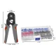 Bigstren 23271 Wire Ferrule Crimping Tool 0.25-10mm2 with 500 Ferrules