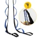 4Fizjo 1709 Gymnastic Stretching and Yoga Strap, Blue/Black
