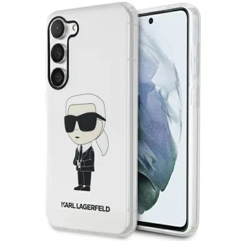 Karl Lagerfeld Transparent Hardcase for Samsung Galaxy S23+ Ikonik Karl