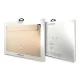 Guess Saffiano Triangle Logo Laptop Sleeve 16\" Beige
