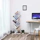 Modern Tree Bookshelf Display Storage Rack, White