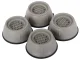 Anti-Vibration Pads for Appliances, 4 pcs, 8.5 × 4 cm, Grey