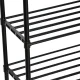 Metal Clothes Rack with Shelves