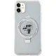 Karl Lagerfeld iPhone 11 / XR Case Ring Stand Karl & Choupette MagSafe, White