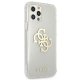Guess iPhone 12 Pro Max Case Glitter 4G Big Logo, Transparent