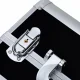 Aluminum Cosmetic Case CA34B Silver-Black