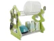 Two-Tier Dish Drainer with Cutlery Holder, 39x39x26 cm