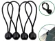 Bungee Cords with Balls for Tarp Fastening, 10 Pcs