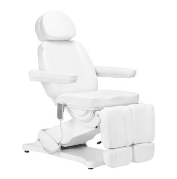 Electric Cosmetic Chair Sillon Classic 2 Motors Pedi White