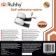 Ruhhy Self-Adhesive Hook and Loop Tape 5m x 5cm, Black