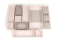 Large Modular Drawer Organizer for Cosmetics, 12-Piece Insert Set
