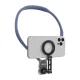 TELESIN MNM-002-B magnetic neck phone mount for iPhone 12–16, blue