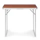 MultiGarden GMFC-FY8060 WODERN Folding Camping Table 80x60 cm, Brown