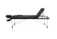 4FIZJO Foldable Aluminum Massage Table with Adjustable Top, 3 Sections, Black