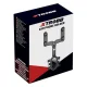 Xtrobb 24983 Rearview Mirror Car Phone Holder, Black/Silver