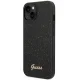 Guess iPhone 14 Plus / 15 Plus Case Glitter Script, Black