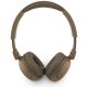Guess Metal Logo Script Over-Ear Headphones - Brown