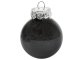 Christmas Tree Baubles 6 cm, Set of 24, Black