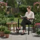 Multigarden Garden Chair Set, 2 pcs, Black