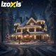 Outdoor Icicle Lights 500 LED 22.5m Izoxis 23223, Warm White