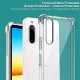 Sony Xperia 10 IV IMAK Flexible TPU Case Cover + Screen Protector, Transparent