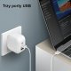 Uniq Verge Pro 66W GaN USB-C wall charger - white