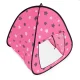 Children\'s play tent igloo shape with stars, pink