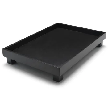 Bredemeijer Isumi Bamboo Serving Tray, 350 x 250 x 60 mm, Black