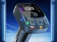 Transmitter fm mp3 estaw speakerphone 2xUSB + USB c bluetooth 5.3 LCD 12v