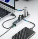 Orico CL7U-U3 USB Hub 7x USB-A 3.0, USB-C 5V/3A Power Port, 1m Cable, Gray