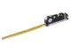 Laser Level with 250cm Tape Measure and 3 Bubble Levels, Black
