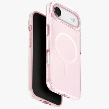 Telefono dėklas Uniq Clario Magclick Charging skirtas iPhone Air, rožinis