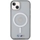 BMW iPhone 14 Case Silver Ring MagSafe, Transparent