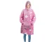 Warm Oversize Blanket Hoodie XXL, Glow in the Dark, Pink