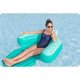Inflatable pool lounge chair mattress Bestway 43719, white/blue