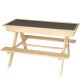 Koka Bērnu Dārza Sols Galds ar Zīmēšanas Tāfeli, 92x78x68 cm | Garden Children\'s Wooden Bench Table