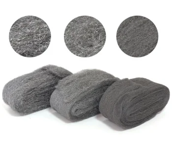 Steel Wool Metal Polishing Kit 3x150 cm for Rust and Scratch Removal