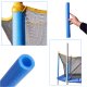 Trampoline Pole Protectors, Foam Sleeves, Blue, 12 Pcs