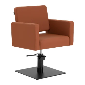 Gabbiano Vitoria Hydraulic Hairdressing Chair, Brown