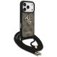 Guess 4G Big Logo Cord Stap Crossbody Phone Case Cover iPhone 17 Pro - Brown
