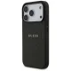 Guess Grained Ring MagSafe Case for iPhone 17 Pro - Black