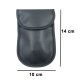 Vertical Signal Chest Radio Blocking Case Cover for Car Keys Mobile Phone 14 cm x 10 cm, Black | Soma Maks Apvalks...