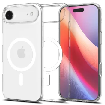 Spigen iPhone 17 / 17 Air Case Liquid Crystal Mag, Clear / White