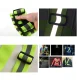 Adjustable reflective harness for running and cycling - orange